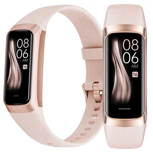 Rubicon F05-NE pudrowy róż - Smartband - miniaturka - grafika 1