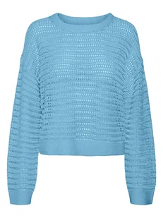 Vero Moda Sweter w kolorze błękitnym - Swetry damskie - miniaturka - grafika 1
