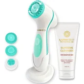 Szczoteczki do twarzy - LUMINEO 868 Classic Turkusowy + Żel do skóry delikatnej i wrażliwej 100 ml - miniaturka - grafika 1