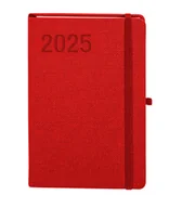 Kalendarze - Jacob, A5, TDW, kalendarz czerwony, 2025 - miniaturka - grafika 1