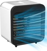 Wentylatory - Bezprzewodowa przenośna klimatyzacja, 3 tryby i prędkości, ze zbiornikiem na wodę o pojemności 200 ml, dla zwierząt (czarno-biała) - miniaturka - grafika 1