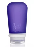 Butelki dla niemowląt - Podróżna butelka na szampon do samolotu Humangear GoToob+ L - purple - miniaturka - grafika 1