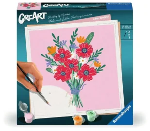 CreArt: Bukiet Maków - Ravensburger - Zabawki kreatywne - miniaturka - grafika 1