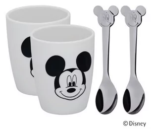 WMF dzieci artykuł Disney Mickey Mouse Anniversary zestaw filiżanek M, porcelana, srebrny, 9 cm, 4-jednostek 1296446042 - Zestawy naczyń dla dzieci - miniaturka - grafika 3
