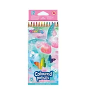 Kredki, ołówki, pastele i pisaki - kredki ołówkowe trójkątne 12 kolorów dreams 22303 colorino - miniaturka - grafika 1