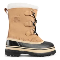 Buty dla chłopców - Śniegowce Sorel Youth Caribou LY1000 Brązowy - miniaturka - grafika 1