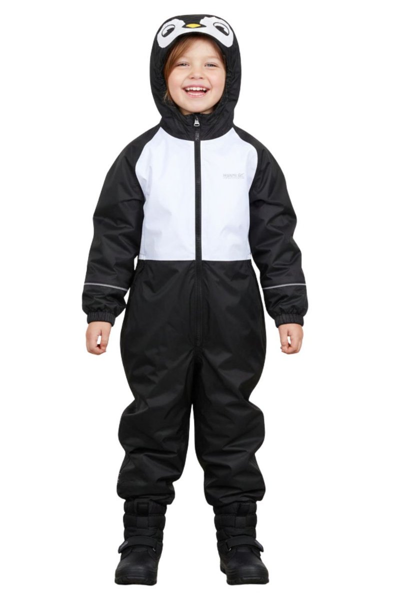 Kombinezon dziecięcy Regatta Pingwin przeciwdeszczowy ocieplany -110