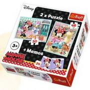 Puzzle - Trefl 30, 48 Elementów + memo Hobby Minnie 90605 - miniaturka - grafika 1