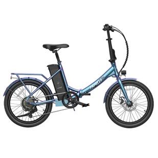Składany rower elektryczny Fafrees F20 Lasting, silnik 250W, bateria 36V 18,2Ah, opony 20*1,95 cali - Promienny Turkus - Rowery elektryczne - miniaturka - grafika 1