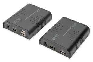 Digitus Zestaw HDMI KVM IP Extender, Full HD - Przełączniki KVM - miniaturka - grafika 1
