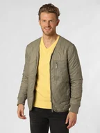 Kurtki męskie - Selected - Męska kurtka pikowana SLHHanzo, zielony - miniaturka - grafika 1