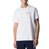Koszulki sportowe męskie - Koszulka Champion Crewneck 219214-WW001 - biała - miniaturka - grafika 1