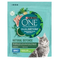 Mokra karma dla kotów - PURINA ONE DualNature Natural Defense Adult Karma dla dorosłych kotów indyk 750g - miniaturka - grafika 1