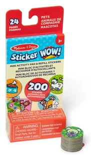 Naklejki Zwierzątka z mini książeczką - uzupełnienie Sticker WOW! - Zabawki kreatywne - miniaturka - grafika 1