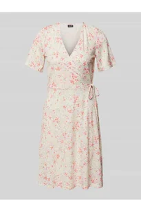 Sukienka o długości do kolan z nadrukiem na całej powierzchni model APPA - Pieces - Sukienki - miniaturka - grafika 1