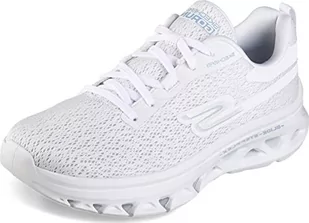 Skechers Damskie trampki GO Run Glide-Step Flex, biały materiał/wykończenie, rozmiar 2 UK, Białe wykończenie tekstylne - Trampki damskie - miniaturka - grafika 1