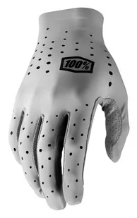 100%, Rękawiczki kolarskie, Sling Glove Grey, szary, rozmiar M - Rękawiczki rowerowe - miniaturka - grafika 1