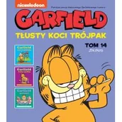 Komiksy dla dzieci - Garfield. Tłusty koci trójpak. Tom 14 - miniaturka - grafika 1