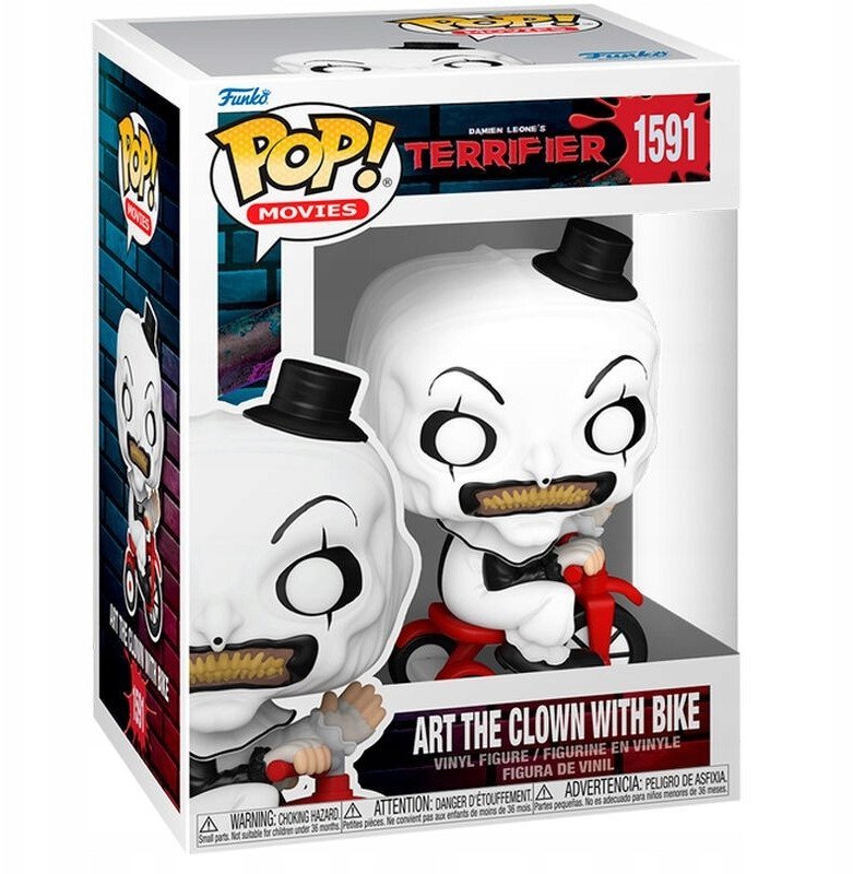 FUNKO POP! Vinyl Figure: Terrifier - Art the Clown w/ bike