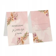 Kartki okolicznościowe i zaproszenia - WIZYTÓWKI WINIETKI NA STÓŁ WESELE ŚLUB BOHO WZ1 Y7 - miniaturka - grafika 1