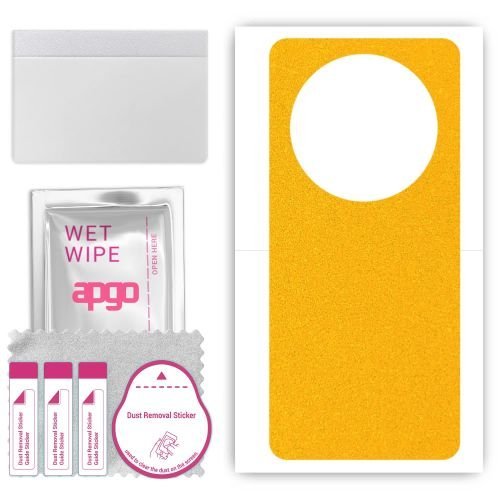 folia naklejka skórka strukturalna na TYŁ do Honor Magic6 Lite 5G - Żółty Pastel Matowy - apgo SKINS