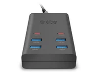 Akcesoria do tabletów i e-booków - Stacja ładująca SBS z 4 portami USB-A i 2 USB-C TETR4USB2CPD25WK - miniaturka - grafika 1
