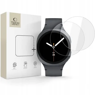 SZKŁO HARTOWANE TECH-PROTECT GLASS FIT+ 2-PACK SAMSUNG GALAXY WATCH 8 44 MM CLEAR - Akcesoria do smartwatchy - miniaturka - grafika 1