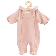 Kombinezony dla dzieci - Niemowlęcy Kombinezon Z Kapturem New Baby Frosty Pink 68 (4-6M) - miniaturka - grafika 1