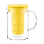 Dzbanki i imbryki - Ambition DZBANEK ŻAROODPORNY Z ZAPARZACZEM 1000 ML ŻÓŁTY NORDIC Zakupy dla domu i biura! 89009 - miniaturka - grafika 1