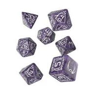 Akcesoria do gier planszowych - Komplet kości Starfinder. Devastation Ark - Fioletowo-biały Q-Workshop - miniaturka - grafika 1