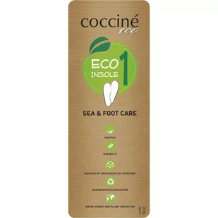COCCINE Wkładki do Butów EKOlogiczne ECO SEA&FOOT CARE 43/44) 6186 - Akcesoria obuwnicze - miniaturka - grafika 1