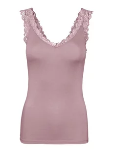 Vero Moda Top "Rosa" w kolorze pudroworóżowym - Koszulki i topy damskie - miniaturka - grafika 1