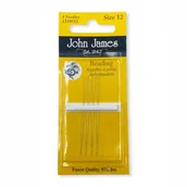 Pasmanteria - Igły do nawlekania koralików nr 12 John James - miniaturka - grafika 1
