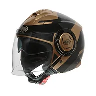 Kaski motocyklowe - PREMIER KASK COOL OPT 19, czarny/złoty, S - miniaturka - grafika 1