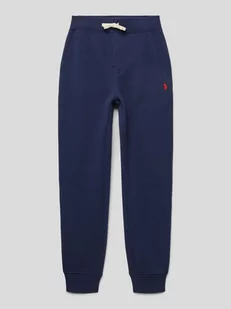 Spodnie dresowe z elastycznym ściągaczem - Spodnie i spodenki dla chłopców - miniaturka - grafika 1