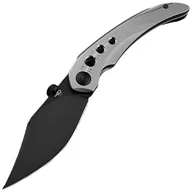 Noże - Nóż składany Bestech Knives Razon - Black PVD/Silver - miniaturka - grafika 1
