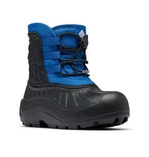 Columbia Unisex dziecięce śniegowce Powderbug Snowlite Lace, Górski niebieski czarny, 11.5 UK Child - Śniegowce damskie - miniaturka - grafika 1