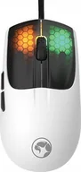 Myszki - Marvo Mysz przewodowa USB, Marvo M727, biała, optyczna, 12000DPI - miniaturka - grafika 1