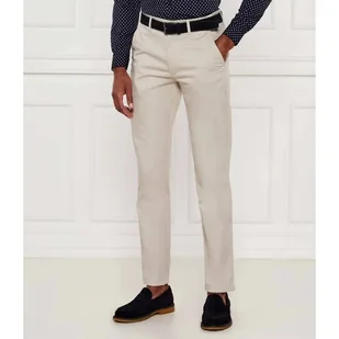 Calvin Klein Spodnie chino Slim Fit stretch - Spodnie męskie - miniaturka - grafika 1