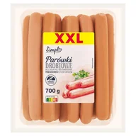 Kiełbasa i wędliny - Simpl XXL Parówki drobiowe 700 g - miniaturka - grafika 1