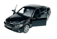 Samochody i pojazdy dla dzieci - WELLY BMW 330i E90 CZARNY 1:24 SAMOCHÓD NOWY METALOWY MODEL - miniaturka - grafika 1