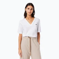 Koszulki i topy damskie - Koszulka damska Lacoste TF7300 white - miniaturka - grafika 1
