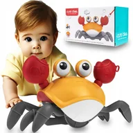 Zabawki interaktywne dla dzieci - Zabawka do nauki raczkowania interaktywna krab pełzający uciekający roler ! - miniaturka - grafika 1