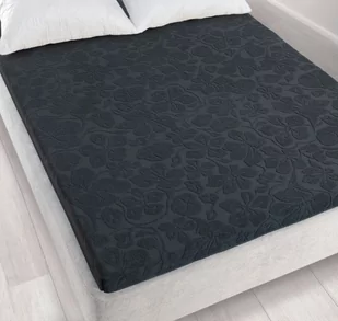 Zwoltex Prześcieradło 175x220 Tulipan_4 grafit (K64) PZ/TULIPAN4-GRAF/W/175X220 - Prześcieradła - miniaturka - grafika 1