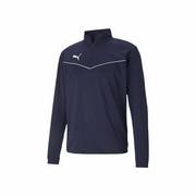 Piłka nożna - Bluza piłkarska męska Puma teamRISE 1 4 Zip Top - miniaturka - grafika 1