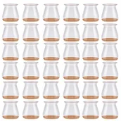 Inne - 36 szt. Ochraniacze podłogi na nogi od krzesła, silikonowe pokrowce na nogi od krzeseł, filcowe podkładki podłogowe, małe zmniejszenie hałasu - miniaturka - grafika 1