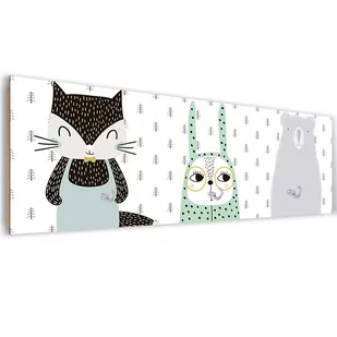 Wieszak, Zwierzęta dla dzieci - 118x40 - Wieszaki i stojaki Wieszak, Zwierzęta dla dzieci - 118x40 - Wieszaki i stojaki - miniaturka - grafika 1