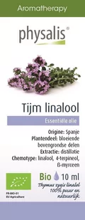 PHYSALIS (olejki eteryczne, soki) OLEJEK ETERYCZNY TYMIANEK THYMUS ZYGIS LINALOL (TI - Aromaterapia - miniaturka - grafika 1