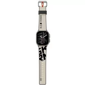 Pasek wymienny Skinarma Spunk na Apple Watch 49/45/44/42 mm (SK-WS-SPUNK-BGE49) Beżowy - Akcesoria do smartwatchy - miniaturka - grafika 1