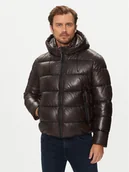 Kurtki męskie - Milestone Kurtka skórzana Salomon 431068 60505 Brązowy Regular Fit - miniaturka - grafika 1